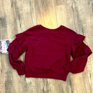 Just B size Large 14 maroon sweater new with tags